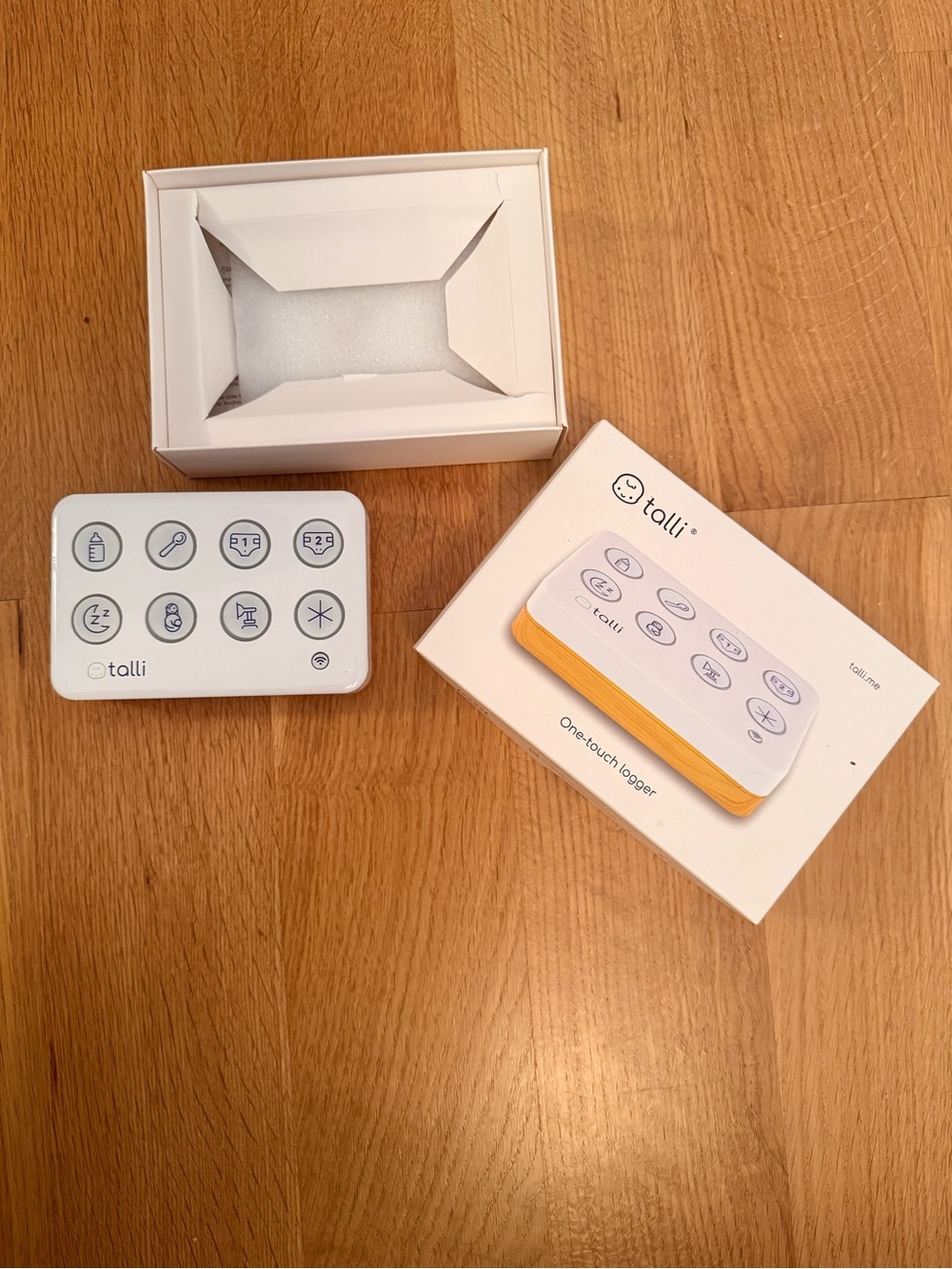 TALLI One-Touch Logger - White and Wood